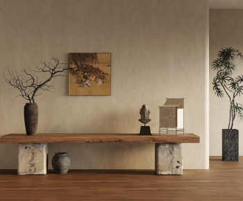 Wabi-sabi Style Console-ID:469434023