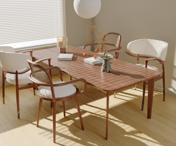 Modern Dining Table And Chairs-ID:547470095