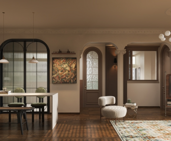 French Style A Living Room-ID:128765116