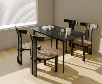 Modern Dining Table And Chairs-ID:840507987
