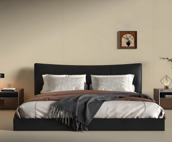 Modern Double Bed-ID:586580048