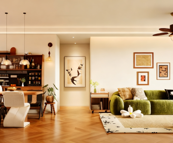 Modern A Living Room-ID:892446046