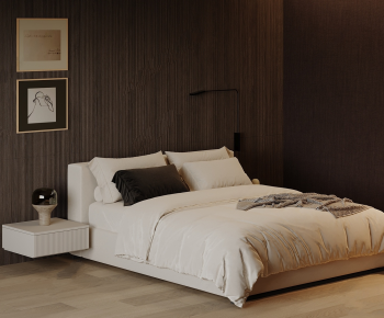 Modern Double Bed-ID:767867098