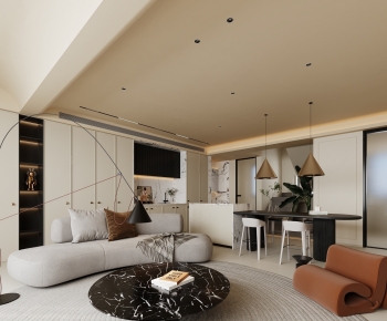 Modern A Living Room-ID:868496895