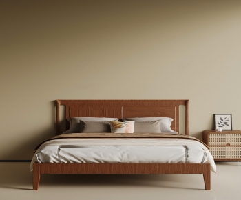 Modern Double Bed-ID:353782892