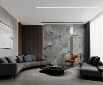 Modern A Living Room-ID:604847912