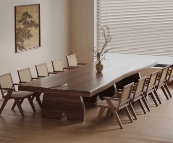 New Chinese Style Conference Table-ID:817248113