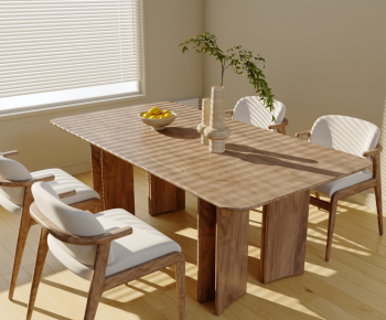 Modern Dining Table And Chairs-ID:979289054