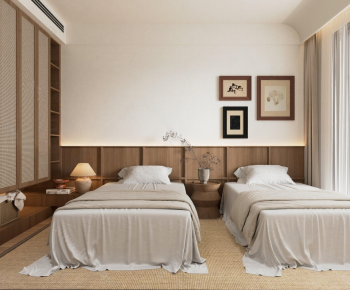 Wabi-sabi Style Guest Room-ID:245872025