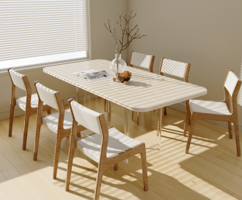 Modern Dining Table And Chairs-ID:768134122