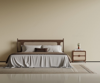 Modern Double Bed-ID:277245049