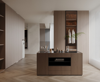 Modern Clothes Storage Area-ID:844266899