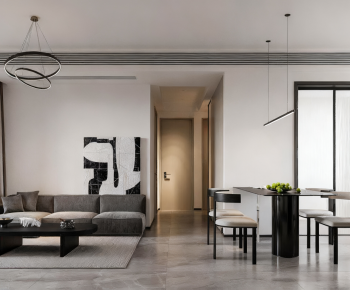 Modern A Living Room-ID:199387077