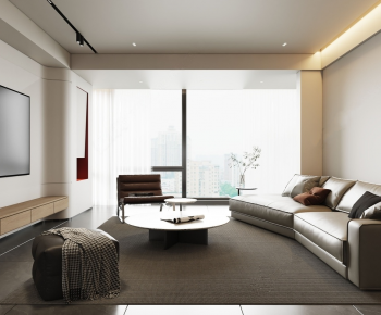 Modern A Living Room-ID:590720897