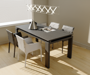 Modern Dining Table And Chairs-ID:389166123