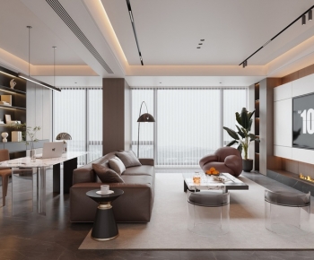 Modern A Living Room-ID:271183019