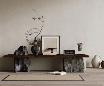 Wabi-sabi Style Console-ID:657248024