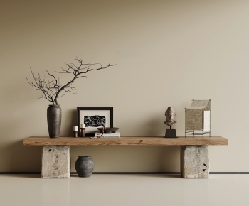 Wabi-sabi Style Console-ID:108589896