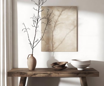 Wabi-sabi Style Console-ID:906449087