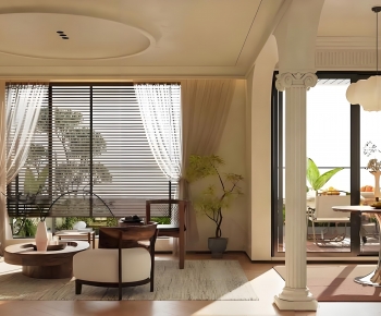 French Style A Living Room-ID:459773062