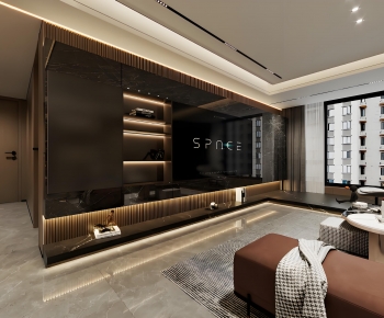 Modern A Living Room-ID:856148963