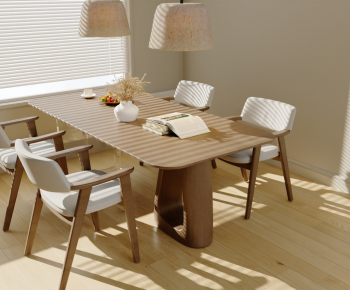 Modern Dining Table And Chairs-ID:414973976