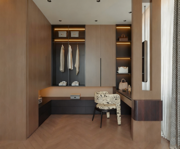 Modern Clothes Storage Area-ID:323925977