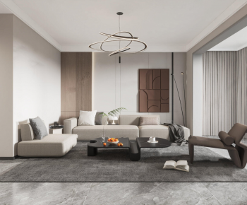 Modern A Living Room-ID:890130044