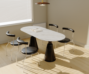Modern Dining Table And Chairs-ID:319674021