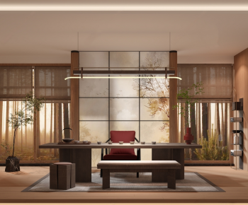 New Chinese Style Tea House-ID:432362083