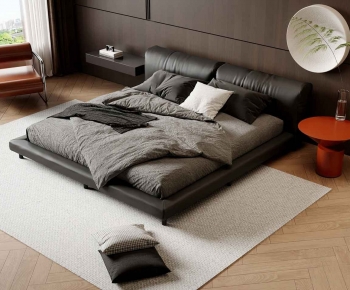 Modern Double Bed-ID:563627961