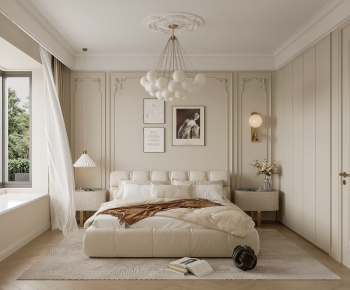 French Style Bedroom-ID:514393091