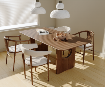 Modern Dining Table And Chairs-ID:415337094