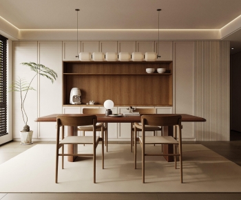 Wabi-sabi Style Dining Room-ID:333220014