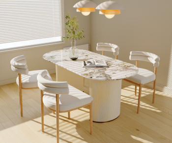 Modern Dining Table And Chairs-ID:155900967