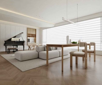 Modern A Living Room-ID:545239934