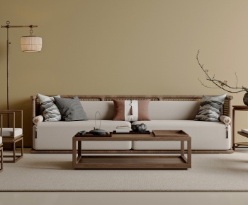 New Chinese Style Sofa Combination-ID:868853093