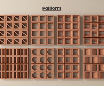 Modern Cement Brick Screen Partition-ID:281232121