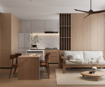 Japanese Style A Living Room-ID:718703033