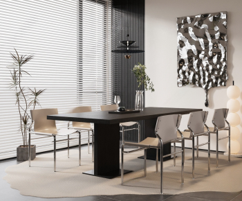 Modern Dining Table And Chairs-ID:392311108