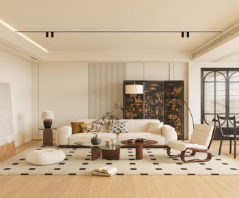 Modern A Living Room-ID:770643956