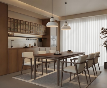 New Chinese Style Dining Room-ID:110845096