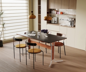 Modern Dining Table And Chairs-ID:230295909
