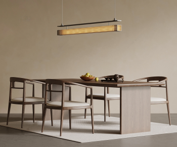 New Chinese Style Dining Table And Chairs-ID:620880137