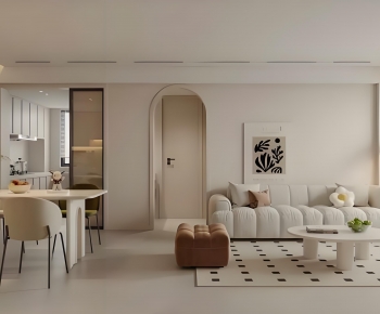 Modern A Living Room-ID:211749089