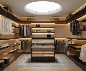 Modern Clothes Storage Area-ID:722505099