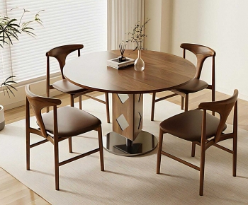 Modern Dining Table And Chairs-ID:975121978