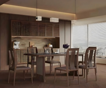 New Chinese Style Dining Room-ID:217823984