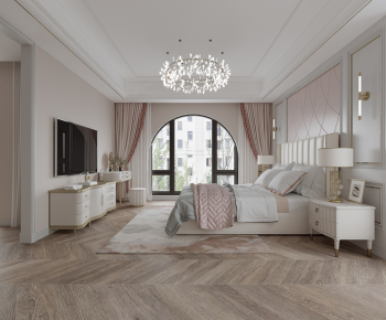 Simple European Style Bedroom-ID:233078961