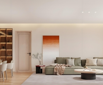 Modern A Living Room-ID:387990003